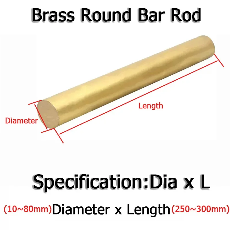 Brass Round Bar Rod 12mm 13mm 14mm 15mm 16mm 17mm 18mm 19mm 20mm 22mm 24mm 25mm 28mm 30mm 32mm 35mm