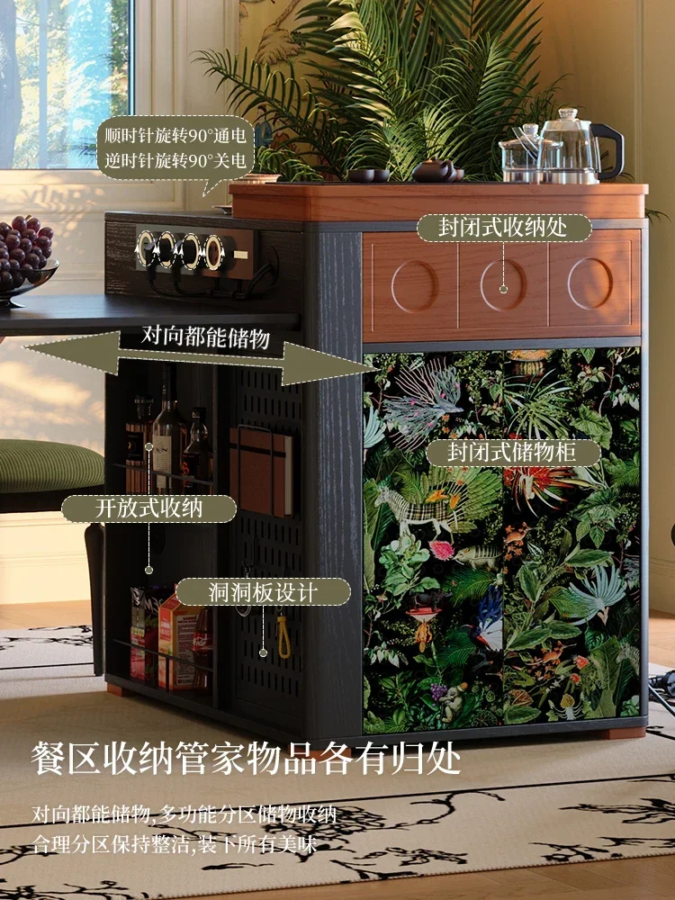 طاولة طعام متكاملة فرنسية قديمة منزلية متعددة الوظائف قابلة للسحب وطاولة طعام متوسطة عتيقة من الخشب الصلب