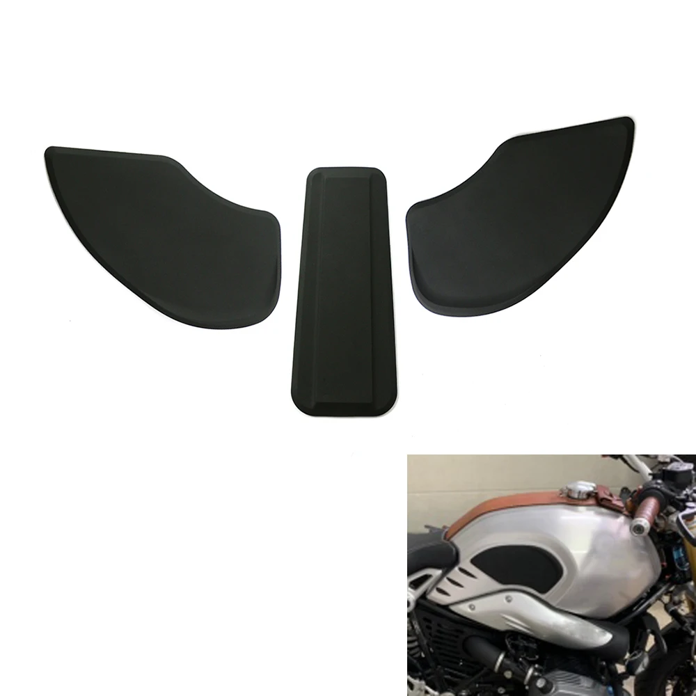 For BMW R NINE T R9T 2014-2017 Motorcycle Accessories Tank Pad Rubber Sticker Decal Side Gas Knee Grip Traction Pad Protector