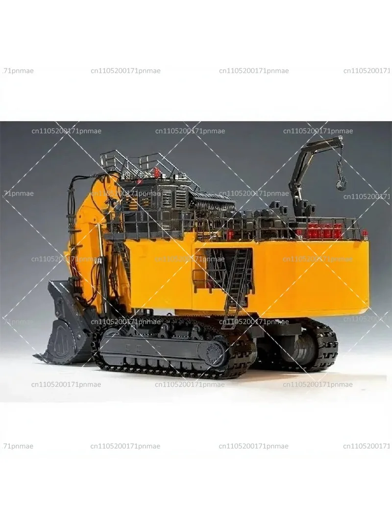 1/50 Scale Metal Excavator Model, Zinc Alloy Construction Vehicle, Simulation Mining Machinery Collectible