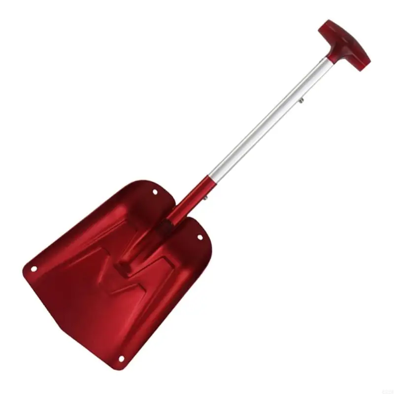 652F Lightweight Snow Shovel Snow Pusher Metal Snow Shovel Pusher HRC42-48° Hardness Collapsible Snow Shovels for Car