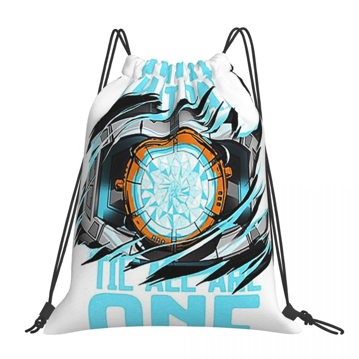 Til All Are One Backpacks Fashion Portable Drawstring Bags Shoes Bag Book Bags For Man Woman Students