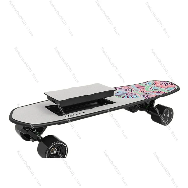 S2 electric skateboard four-wheeler double drive small fish board removable battery portable intelligent remote control