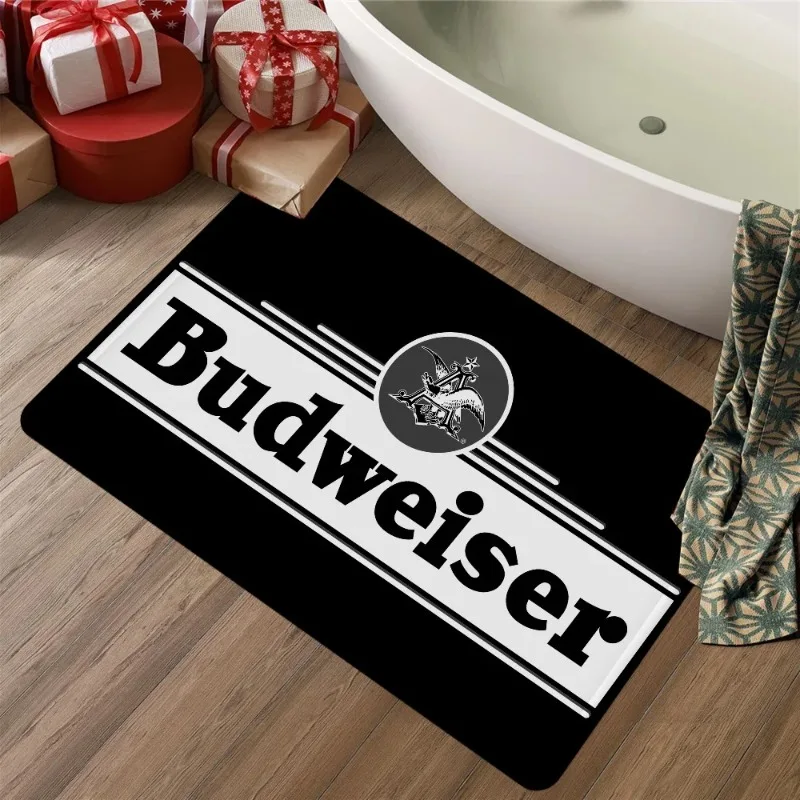 ملك البيرة B-Budweiser السجاد غرفة المعيشة أريكة غرفة نوم شرفة سجادة باب غرفة الاطفال ديكور المنزل المضادة للانزلاق منطقة كبيرة البساط #2