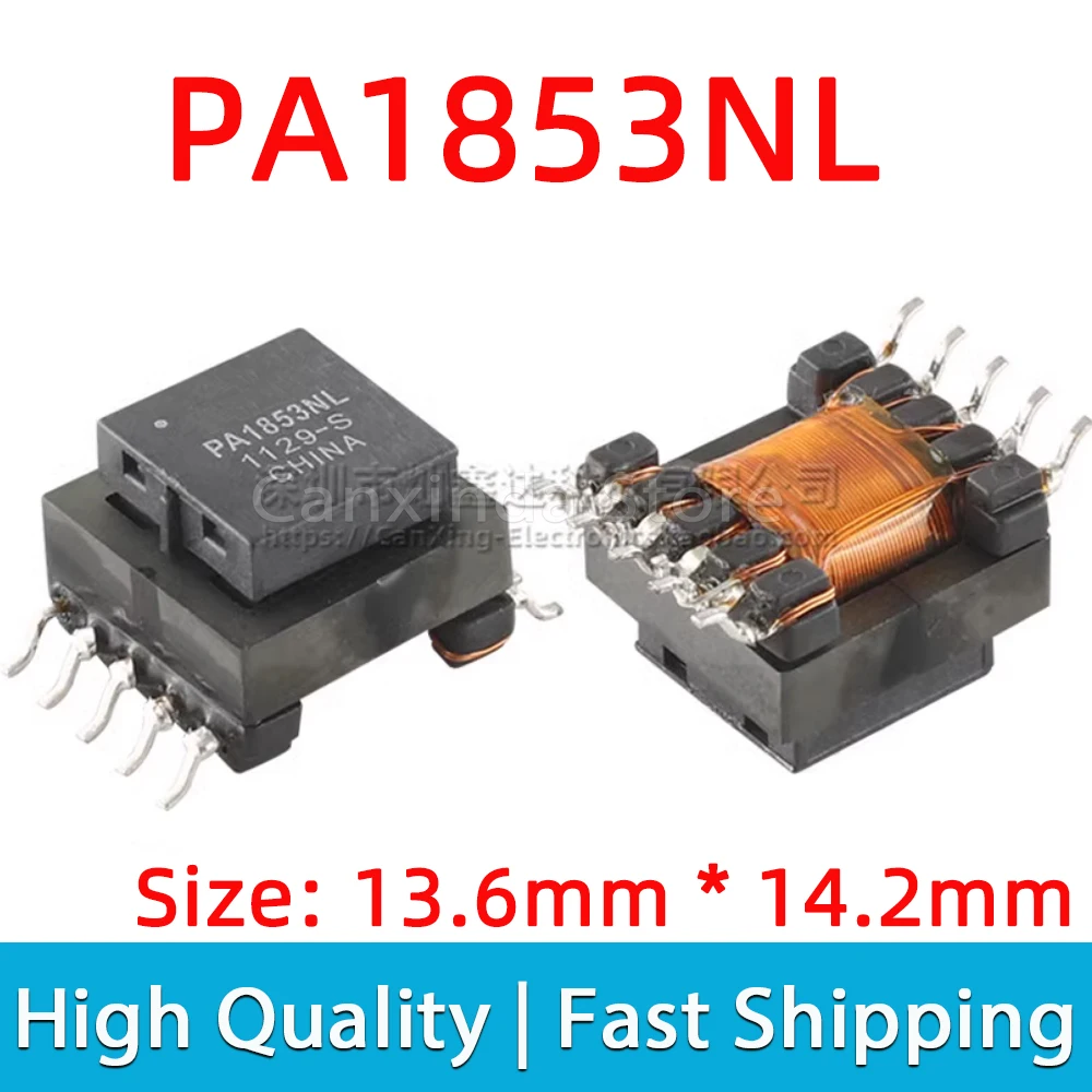 2pcs PA1853NL PA1853 POE Flyback Transformer 33-60V 48V to 5V 0.8A 3.3V 1A 3W Switching Power Supply High Frequency Transformer