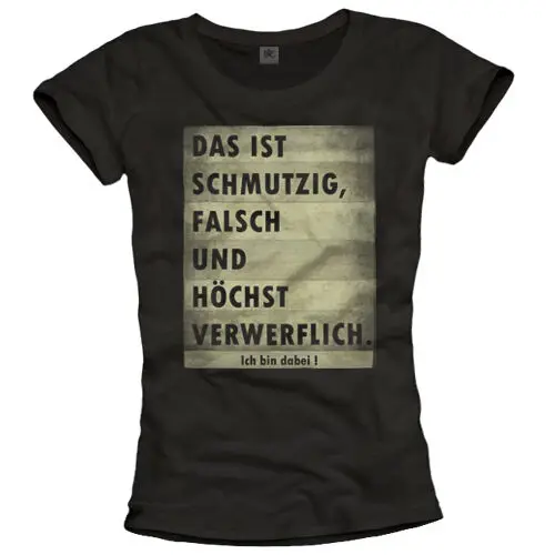 Ausge fallenes damen t-shirt mit spruch cooles lustiges disco party top shirts