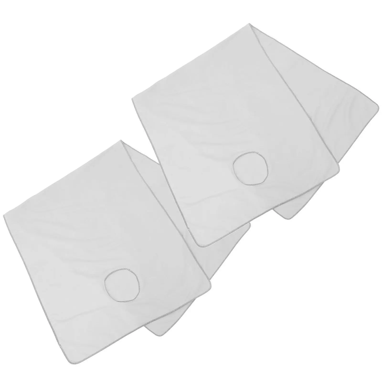 

2Pcs Beauty Massage Bed Sheets Cotton Spa Facial Hole Massage Table Sheet Cover 80x200cm Washable Durable Quick Dry Reusable