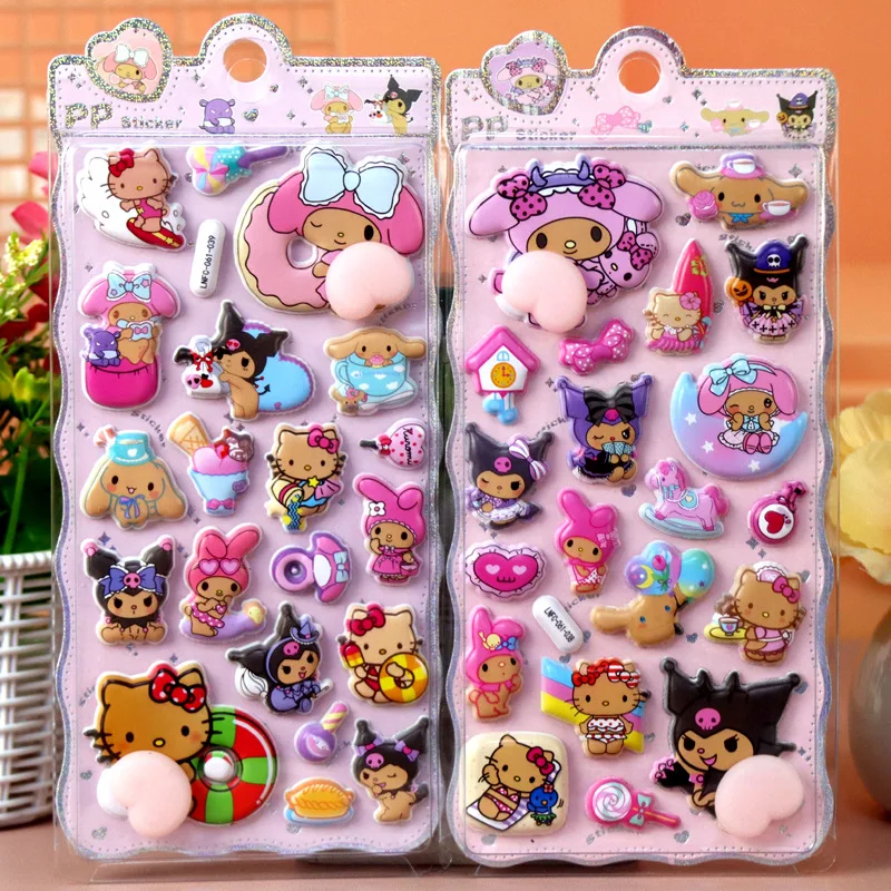 สติกเกอร์ซานริโอ้สุดน่ารัก รูปทรงก้น นุ่มนิ่ม สำหรับเด็ก ช่วยคลายเครียด สติกเกอร์ 3 มิติ แบบฟองอากาศ ตกแต่งเคสมือถือ！！！