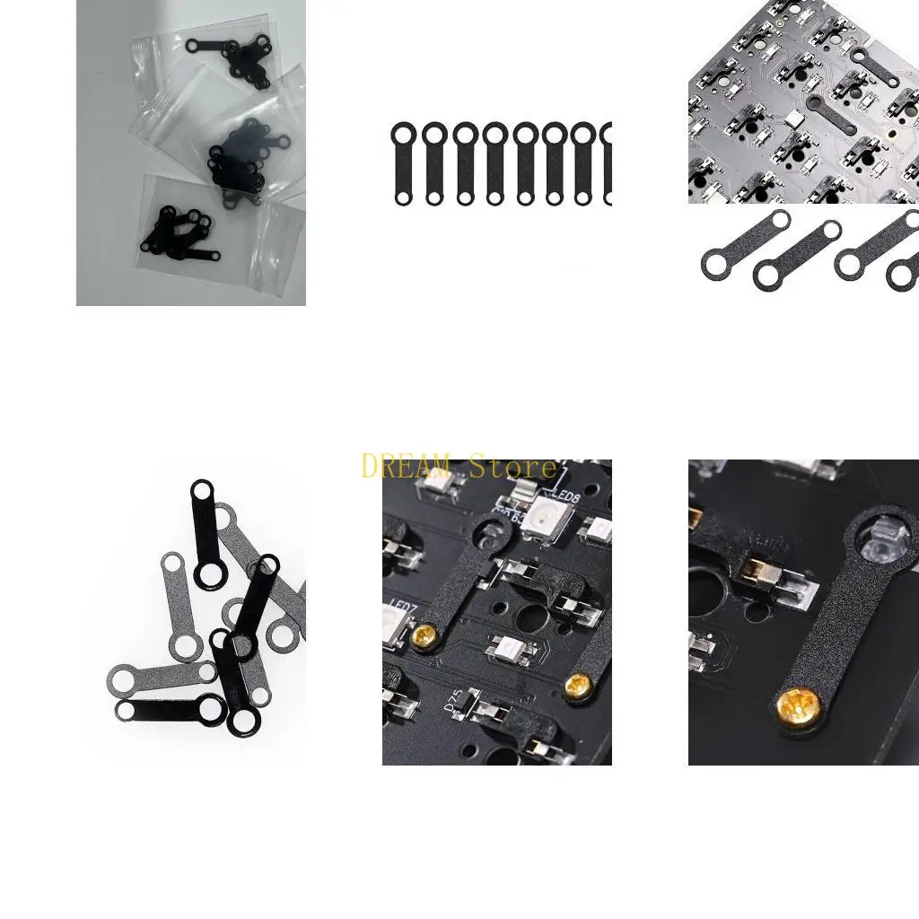 

20/10Pcs Satellite Axises Stabilizers Pad Mechanical Keyboards Plate Mounted Stabilizers for Computer Periphera best sale