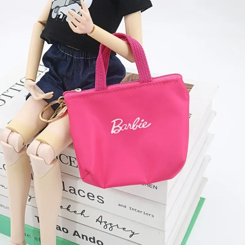 Kawaii Barbie Wechseltasche Handtasche Schlüsselanhänger Anhänger Große Kapazität Kartentasche Anhänger Damen Accessoires Großhandel Weihnachtsgeschenke