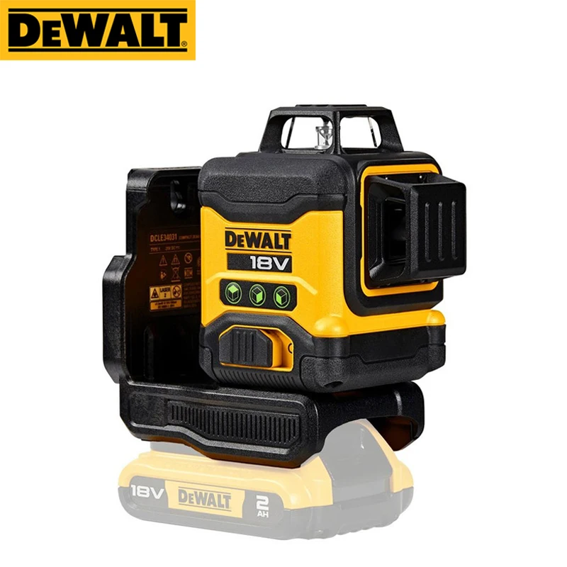 Dewalt DCLE34031 Laser Level 20V Lithium Self Leveling 360 Green Line Laser 40M Working Indoor Outdoor Bare Machine