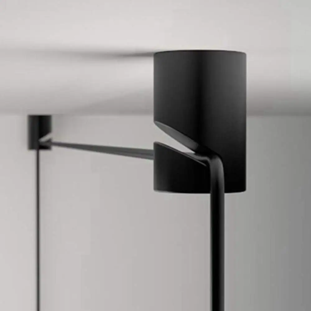 25 pz fai da te lampadario gancio di illuminazione nero Swag soffitto appeso a parete lampada a sospensione cavo Decor pianta ganci in vaso