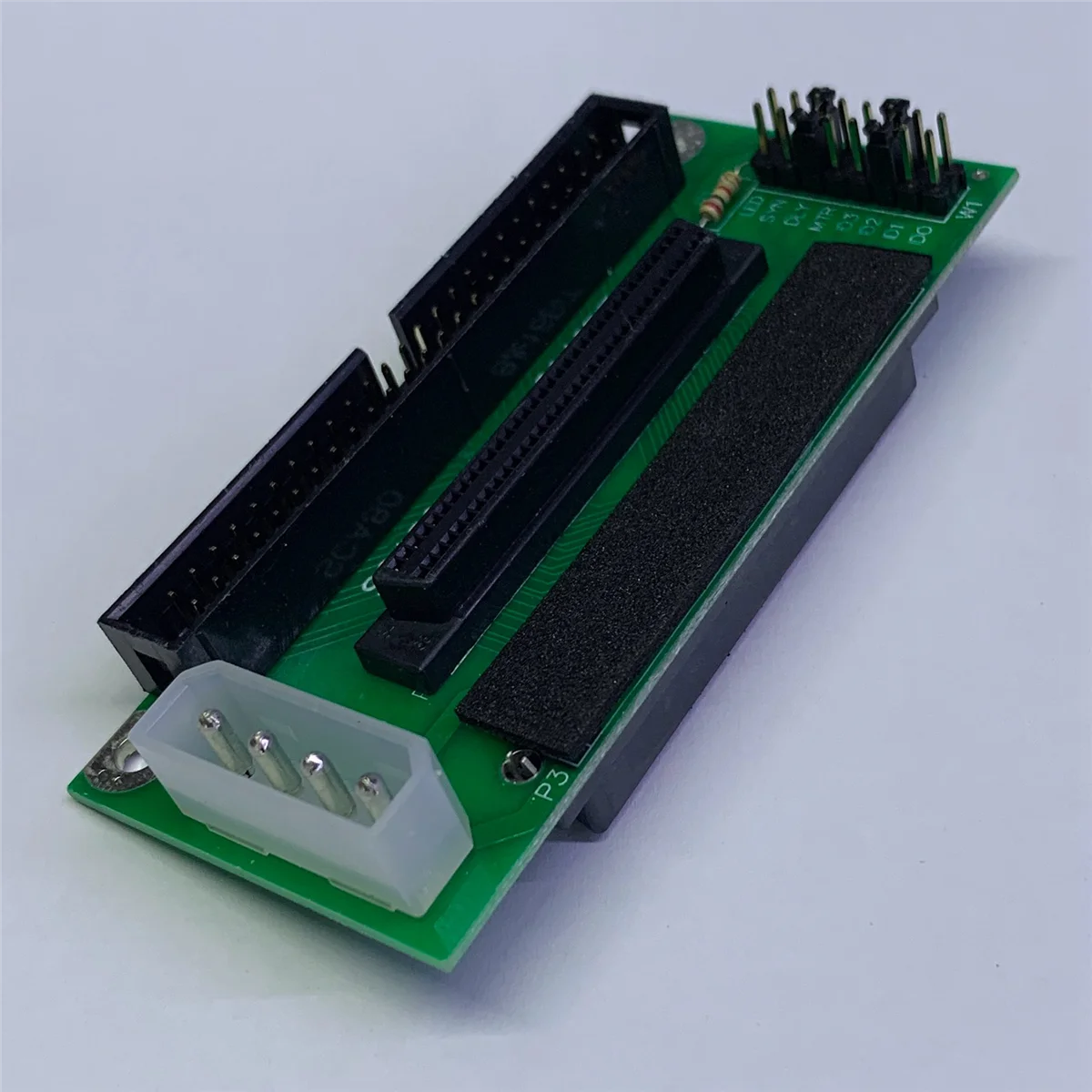 

A49T Scsi Sca 80Pin to 68Pin to 50Pin Ide адаптер жесткого диска плата преобразователя