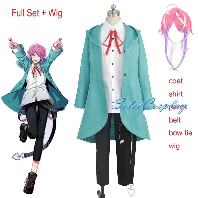 Amemura Ramuda Division Rap Battle DRB Cosplay Costume Hypnosis Microphone MC NAME Easy R Uniforms And Wigs Halloween Carnival