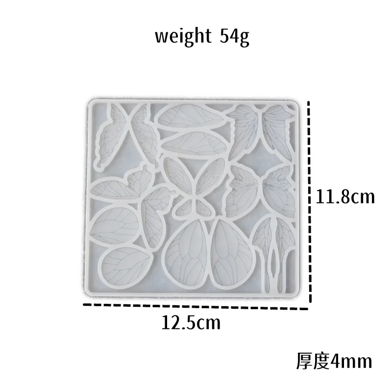 Feather Wing Shaped Silicone Epoxy Resin Mold Resin Moulds