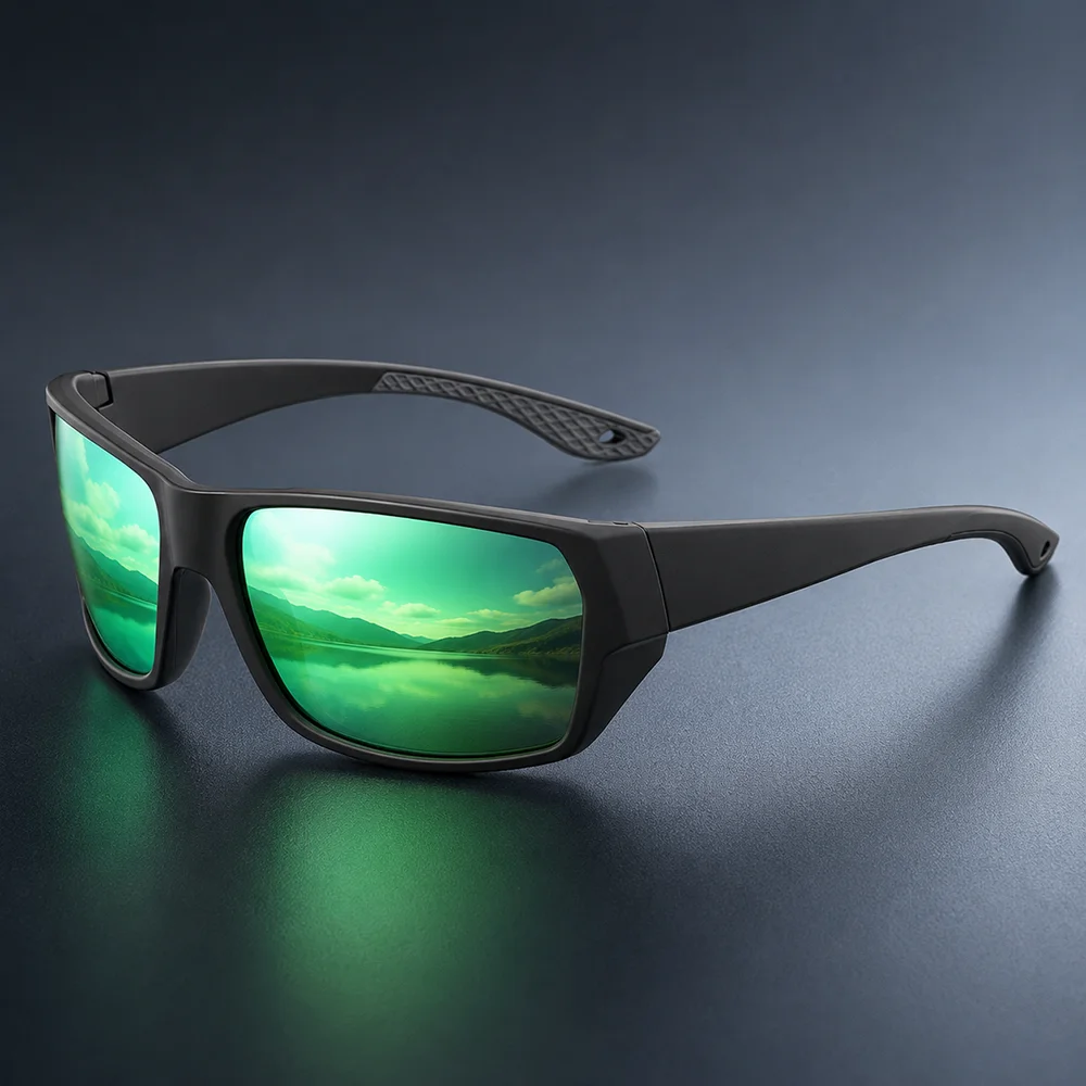 Polarisierte Sportsonnenbrille für Herren UV400 Wraparound Leichtgewichtige Fahr-, Rad-, Angel- und Outdoor-Sonnenbrille – Detail 9