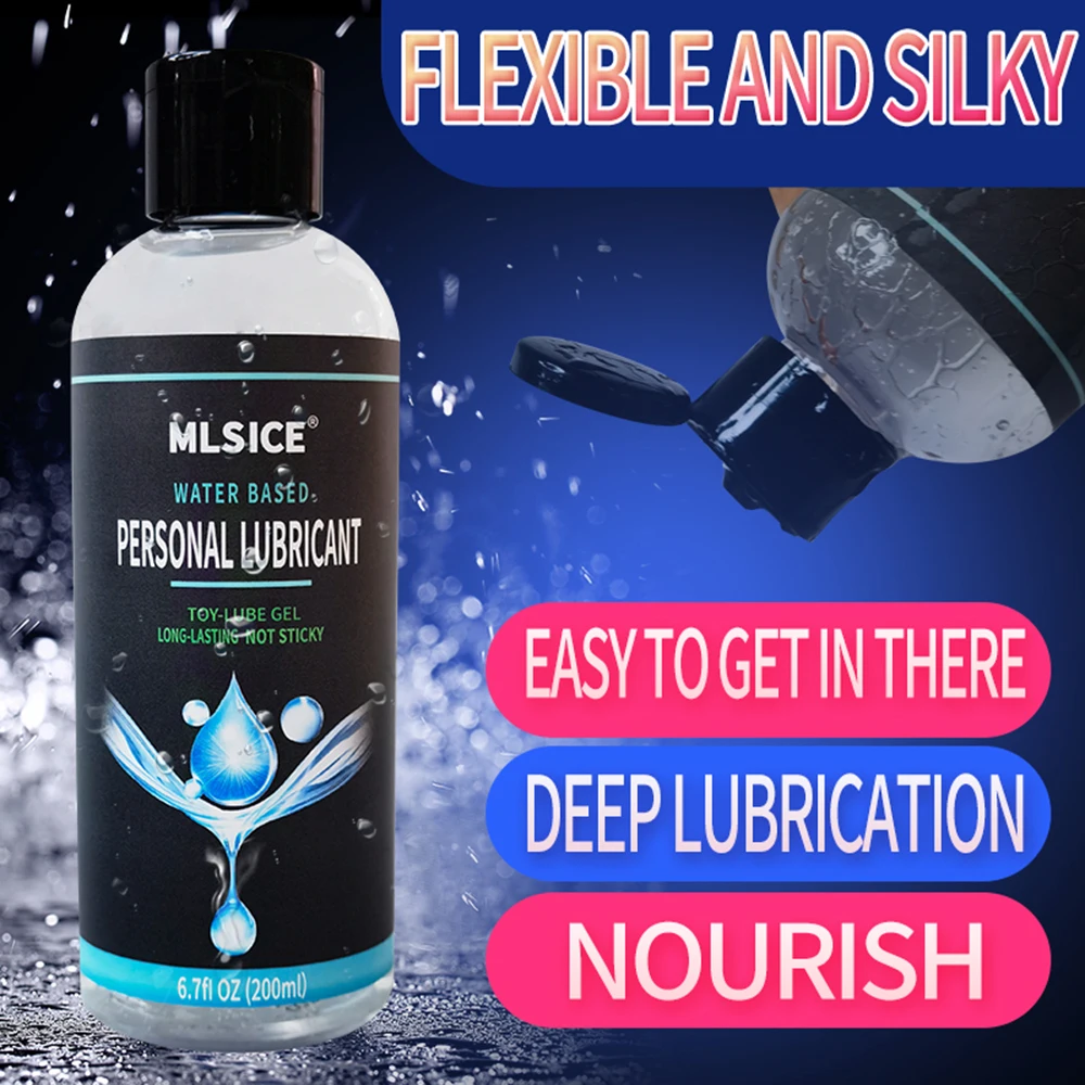 Lubricant for Sex 200ml Water-based Anal Lubrication Sex Lube Orgasm Gel for Women Vagina Adult Product Couple Intimate Sex Shop