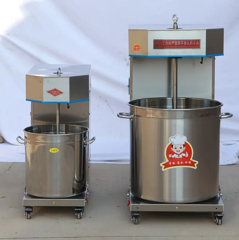 YJQ commercial silent stuffing machine stainless steel large capacity automatic meat stuffing mixer