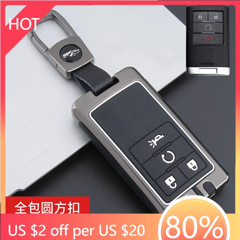 

Стайлинговые молдинги, металлический чехол для дистанционного ключа автомобиля, чехол для Chevrolet C7 Corvette Cadillac CTS ATS 28T CTSV XTS DTS SLS SRX