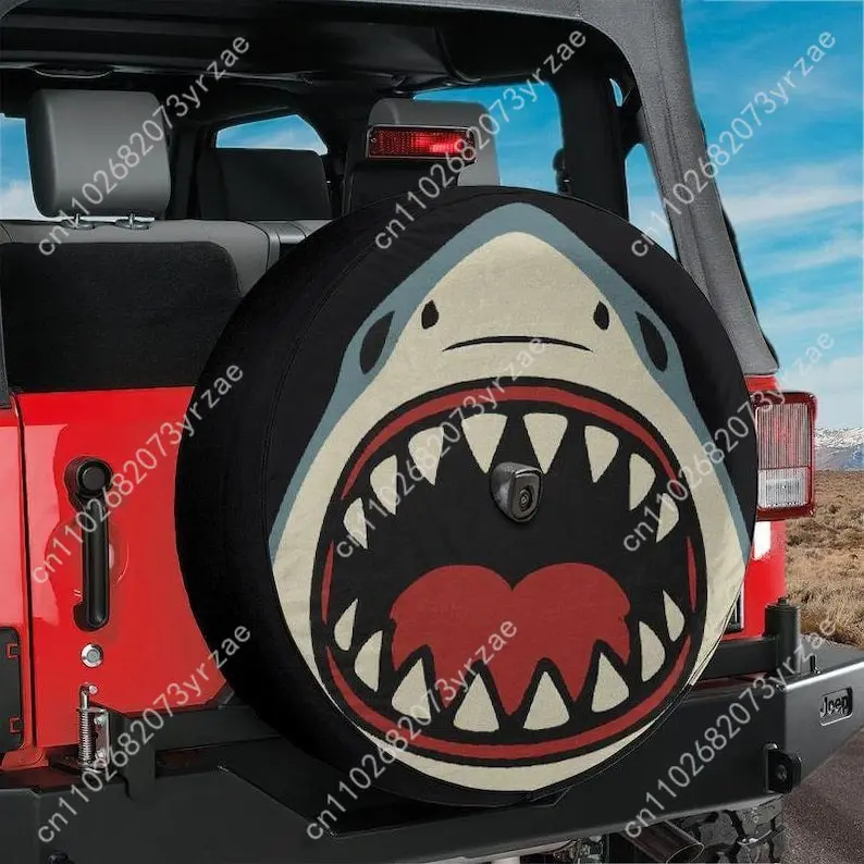 

Giant Shark Tooth Various Models Spare Tire Cover Sand Dust Prevention Protect Wind Rain Tire Cover Sturdy Durable Tire Covers