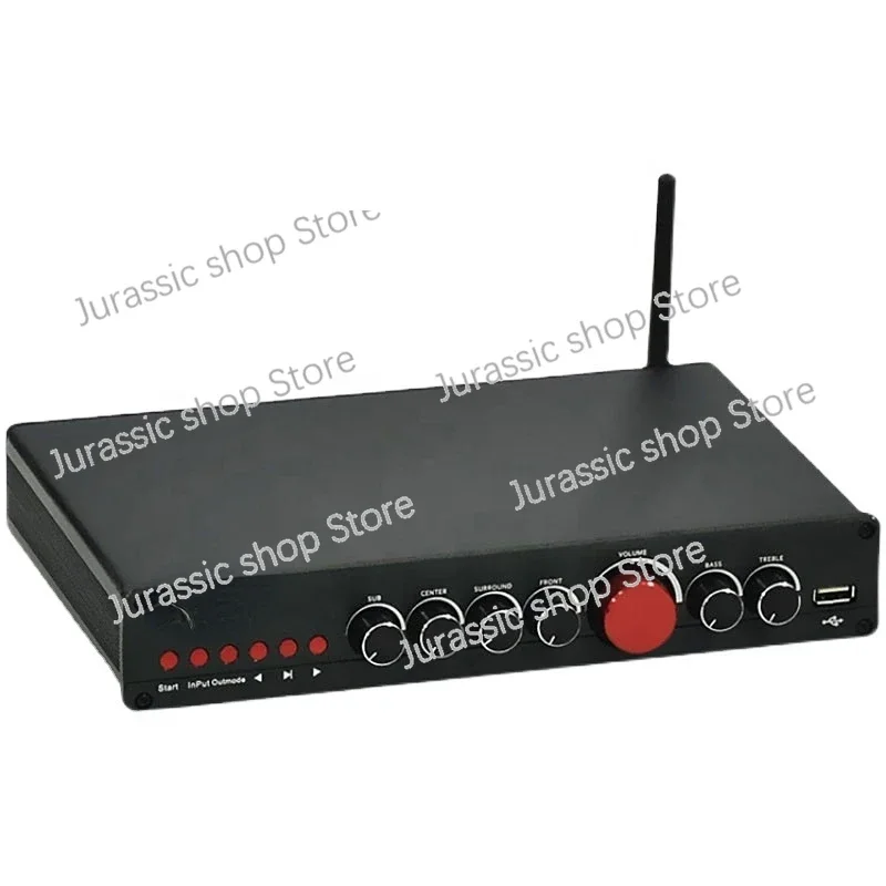 

PM-02 High Power Audio Amplifier 5.1 Channel Home Theater TPA3116 DSP LDAC BT5.0 Subwoofer 100W Amp Stereo Amplificador