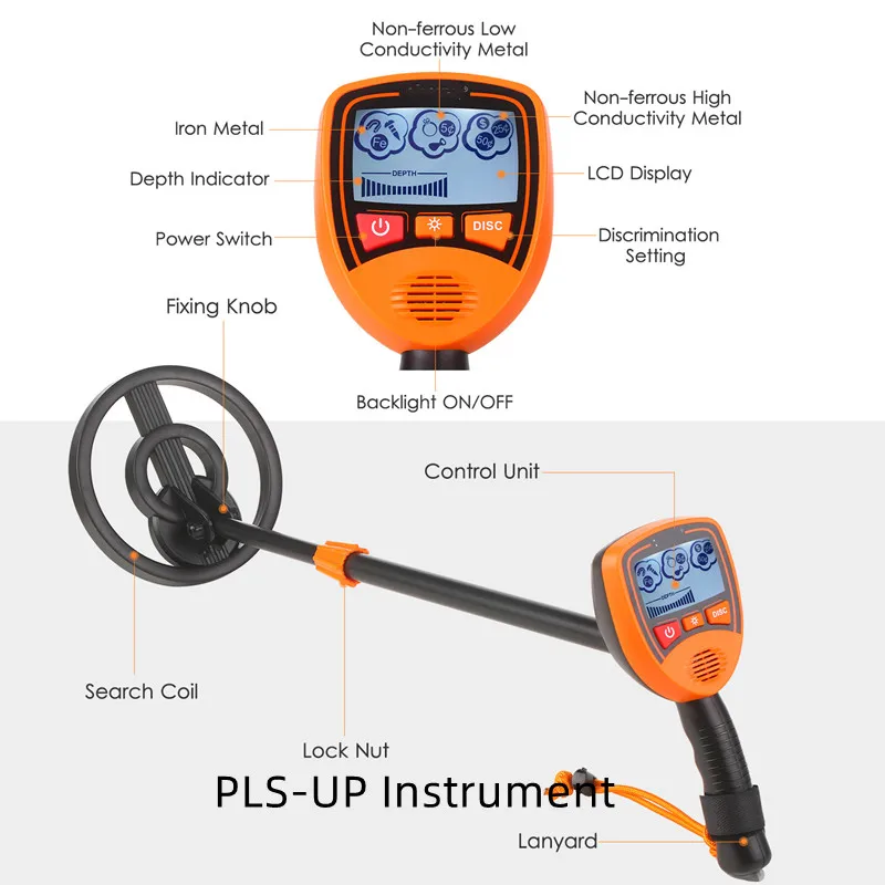 Hot Selling Products 2022  Kids Metal Detector For Treasure Metal PLS-MD-1012