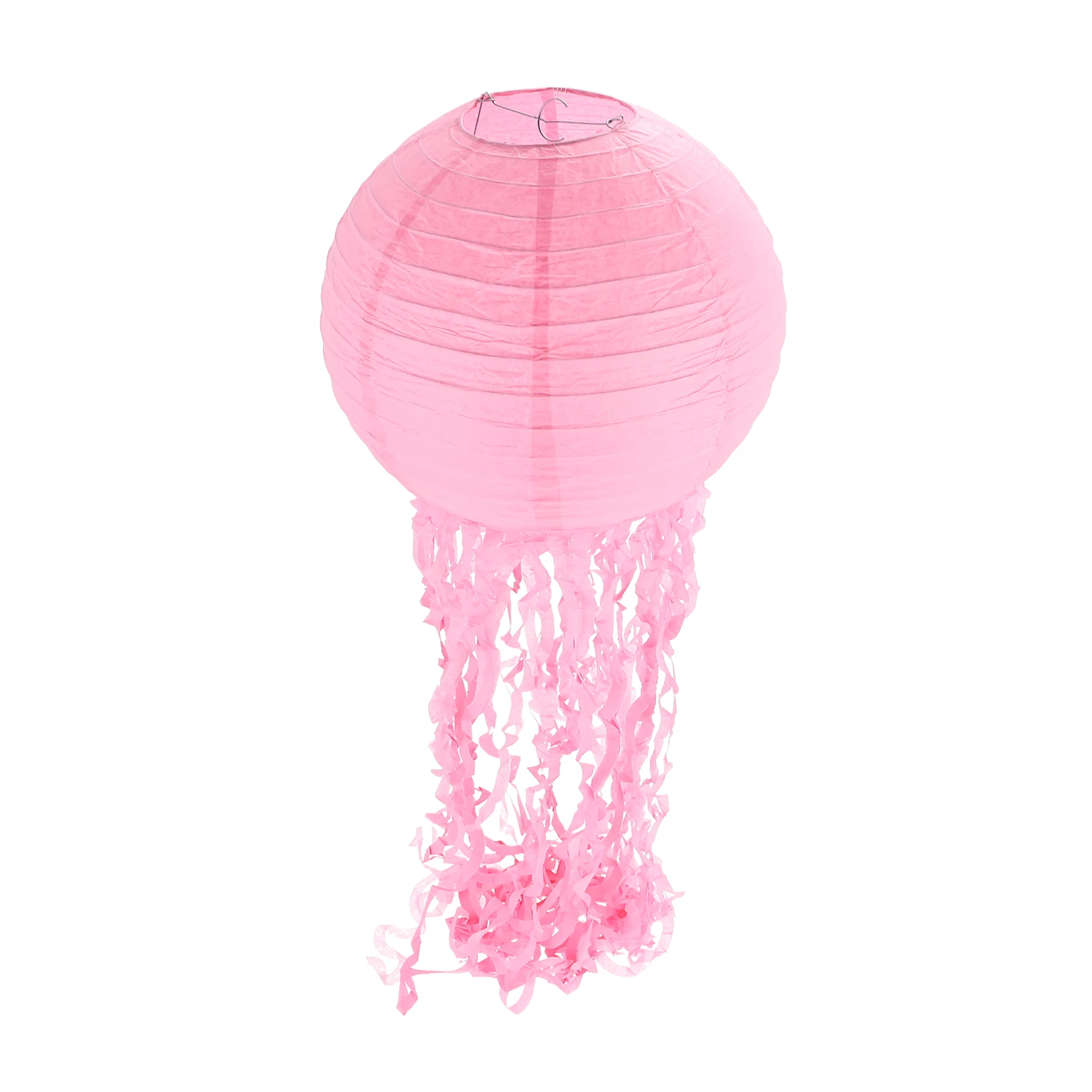 

1pc Jellyfish Shaped Paper Lantern Birthday Party Decoration Hanging Diy Cartoon Ornament Bright Festive Home Light Living Room