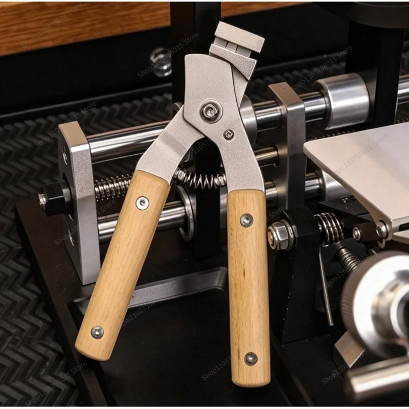 For Round Spoke Fixing Pliers Bicycle Spoke Clamping Wrench Anti-Torsion Wooden Handle Adjusting Ring Anti-Torsion Tool