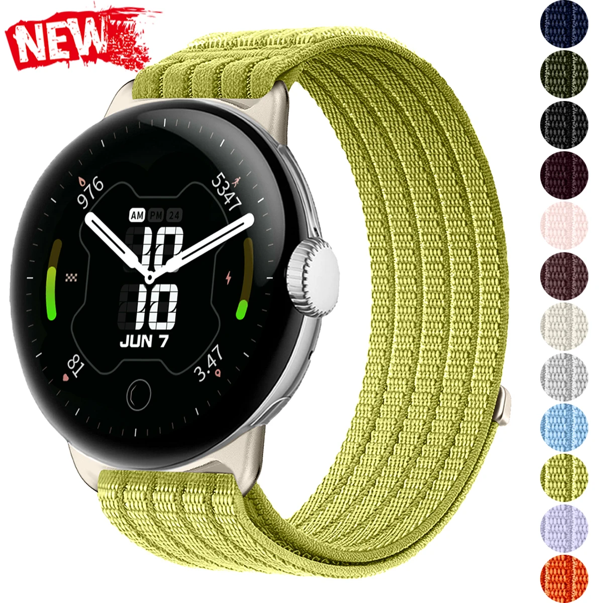 �y�Z�[�����zGoogle Pixel Watch 4 3 45/41MM�p�i�C�������[�v�o���h�APixel Watch 1 2 3 4 41MM�p�L�k���X�|�[�c�X�g���b�v�A�ʋC���̂���u���X���b�g�x���g
