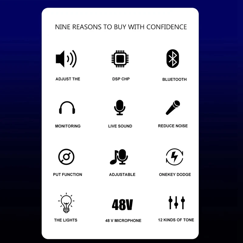 HFES A2 بطاقة الصوت الحية المحمولة بلوتوث كارت الصوت مهنة قابل للتعديل حجم الصوت لتسجيل الموسيقى كاريوكي الغناء