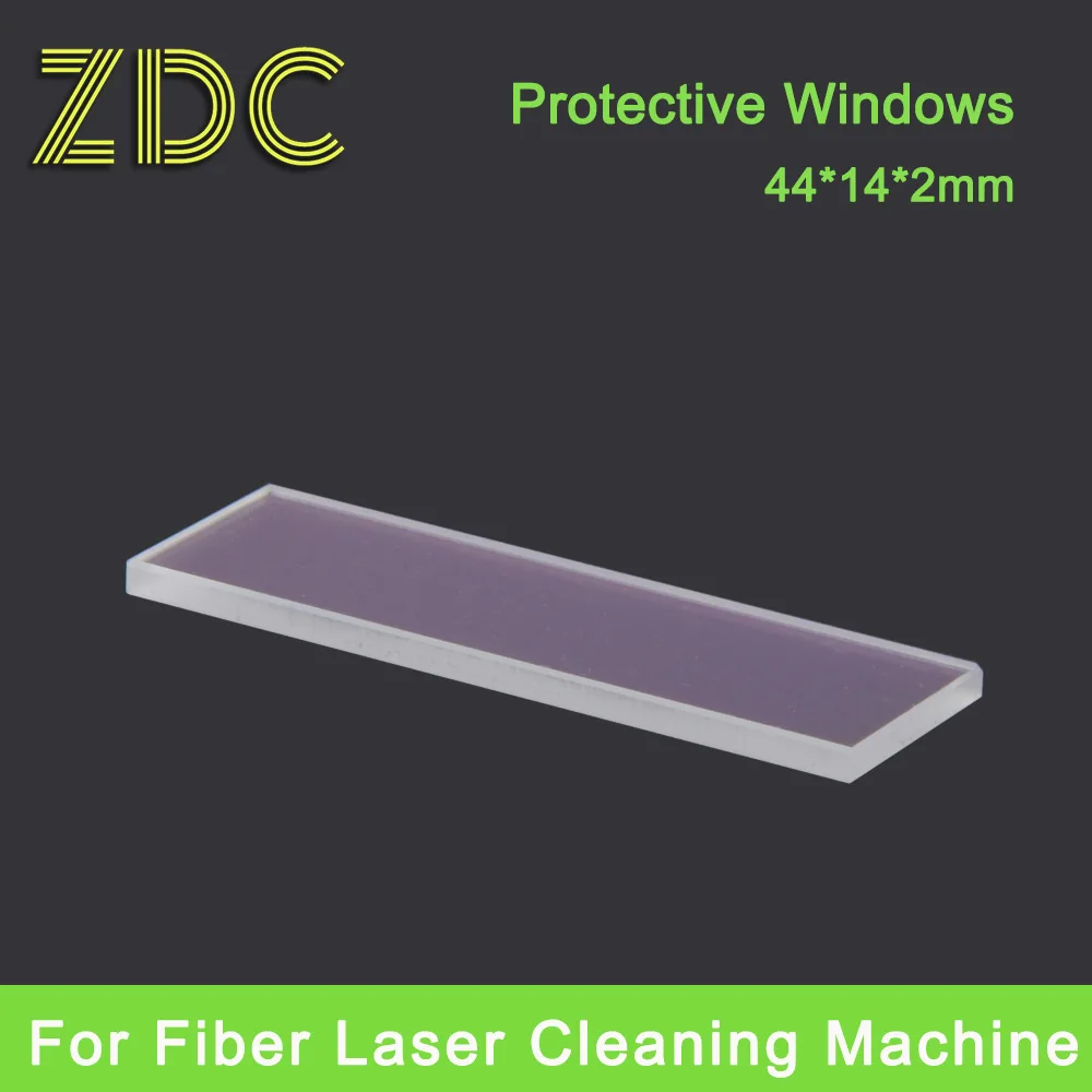 10Pcs/lot Laser Lens Protective Windows/Protection mirror/Lens 44*14*2mm For Fiber Laser Cleaning Machine