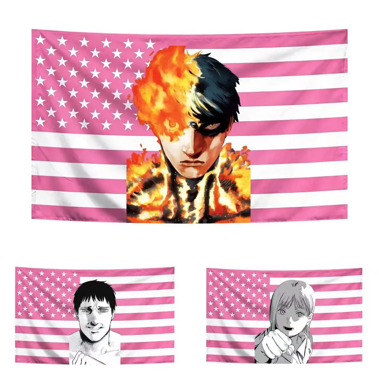 Fire Punch Anime Tapestry Cool Stuff For Room Wall Tapestry Wall Art Room Decoration Accessories For Bedroom Dorm Decor