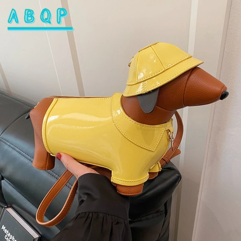 New Women's Shoulder Bag 3D Fashion Women's Shoulder Crossbody Bag Puppy Design Cartoon Cute Casual Women's Bag High Quality