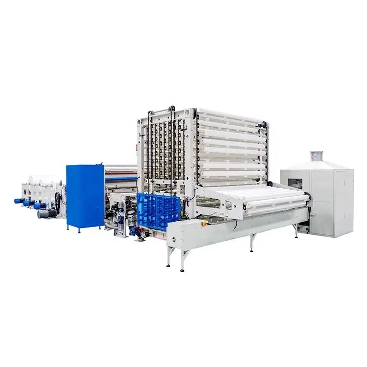 YG Automatically Kitchen Paper Napkin Toilet Paper Rewinding Embossing Machine High Efficiency For Sale