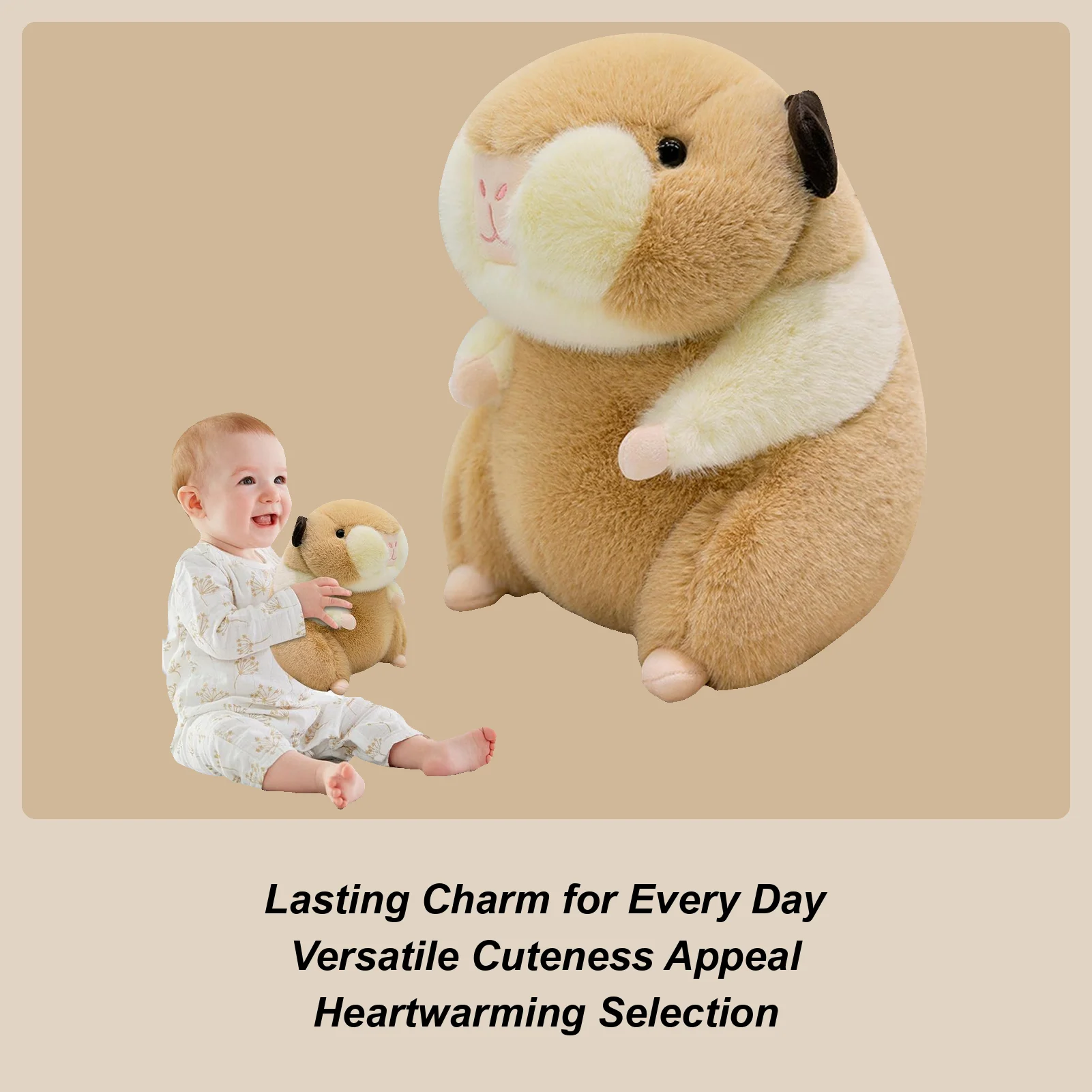 

Реалистичные мягкие игрушки 11,8 дюймов, милые живые мультяшные куклы, игрушки для хомяков для детей, для взрослых, мальчиков и девочек, детей на Рождество