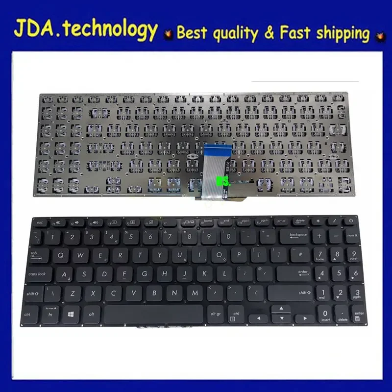 MEIRROW        NEW for ASUS vivobook S15 S530U S530F S530UF S530FA S530FN notebook PC US keyboards 0KNB0 5111UK00