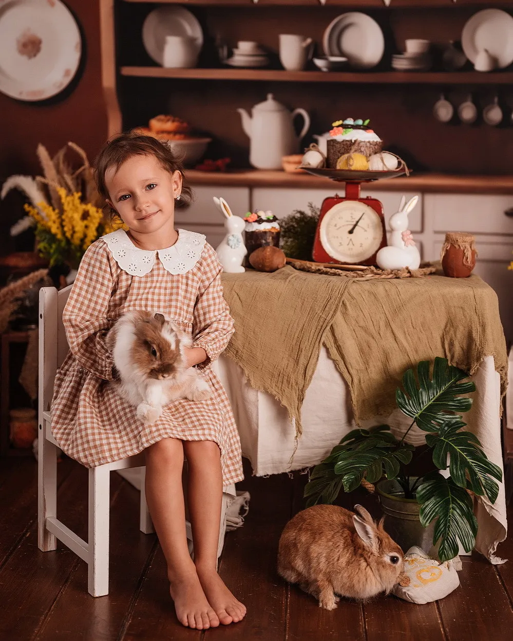 Christmas Kitchen Backdrops Child Baby Photo Props Adult Kids Xmas Decors Cabinet Oven Photography Studio Backgrounds