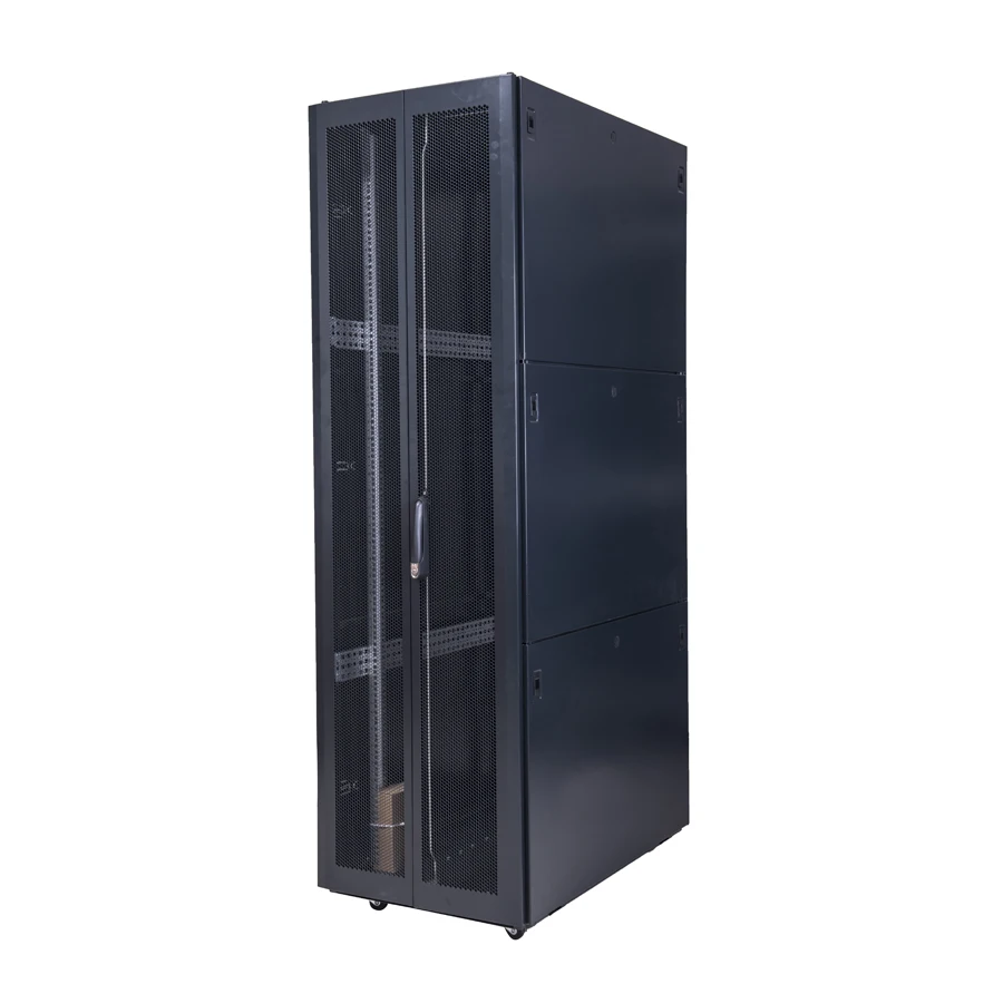 42U 600 1000mm 19-inch rack-mounted floor-to-ceiling data center 2-door network server cabinet SPCC steel IP20 protection