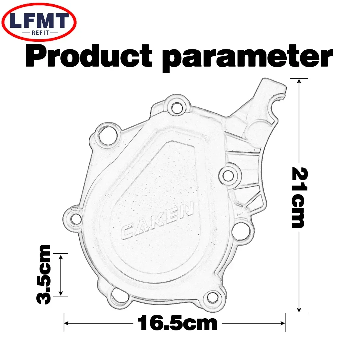 Pour KTM XW-F XCF-W XC-F SX-F WXC-F 450 500 Pour HUSQVARNA 2023 NOUVEAU 2024 Moto Moteur D'embrayage VILLE Couverture Protecteur Garde