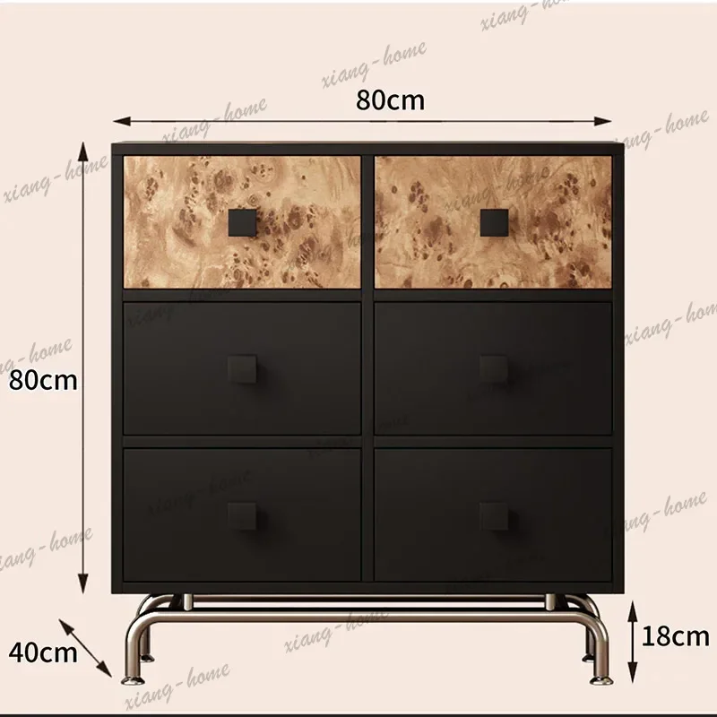 lsBeauty Large Capacity Living Room Cabinet Apartment Waterproof Storage Cabinet Easy Clean Wide Meuble Salon Home Furniture