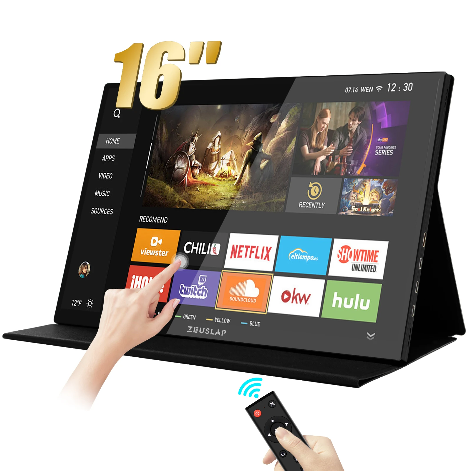 

ZEUSLAP 16-Inch Portable With USB C Portable Display For Laptop New Manufacturer Product