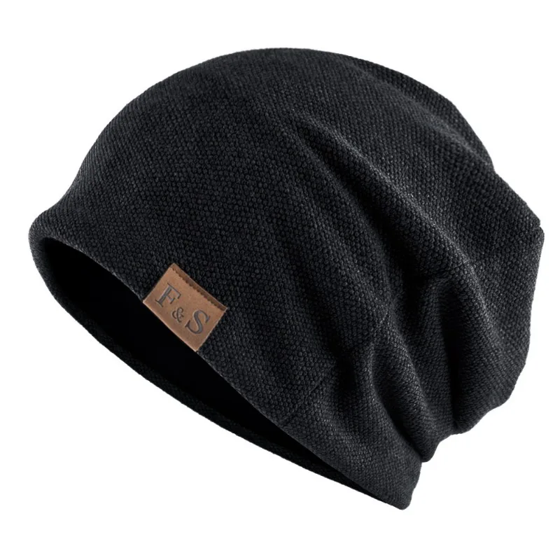 Unisex Letter Label Decor Beanie Hat Casual Multiple Colored Winter Knitted Hat Daily Life And Outdoor Beanie Cap