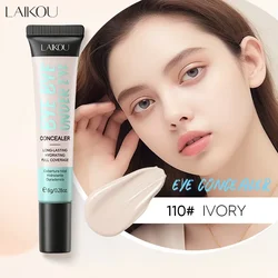 LAIKOU Eye Concealer High Coverage Makeup Base for Women Foundation Cosmetic Long-Lasting Moisturizing Beauty Health 8g