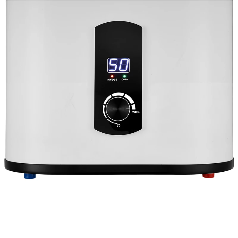 Waterproof  Slim Flat Vertical Rectangular Enamel Double Tank Boiler Home Appliance Electric Water Heater Storage