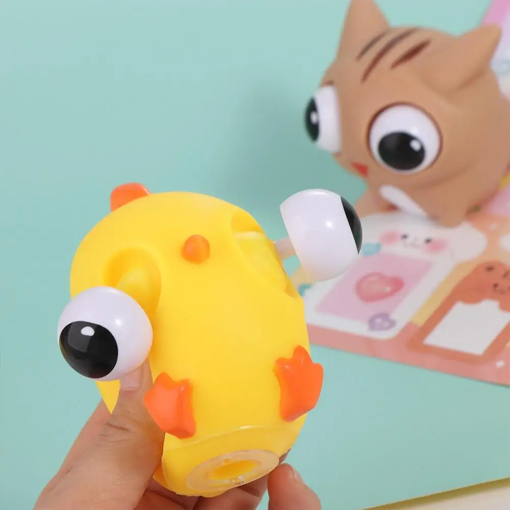 Chicken Soft Pop Eye Squeeze Sensory Toys Slow Rebound Stretch Squeezing Puppy Squeeze Toy Cat Kawaii Rabbit Fidget Toys Kids