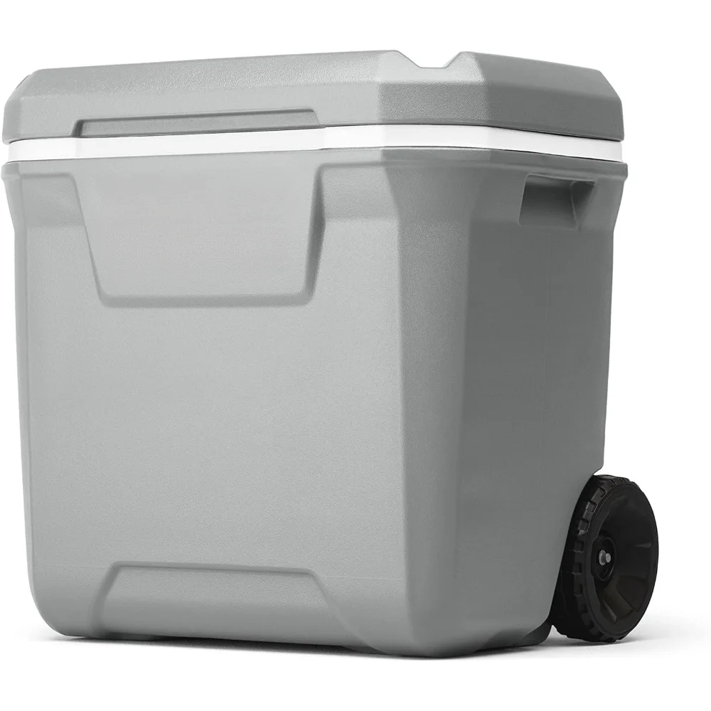 316 Series Insulated Portable Cooler with Heavy Duty Wheels, Leak-Proof Wheeled Cooler with 100+ Can Capacity, Freight free