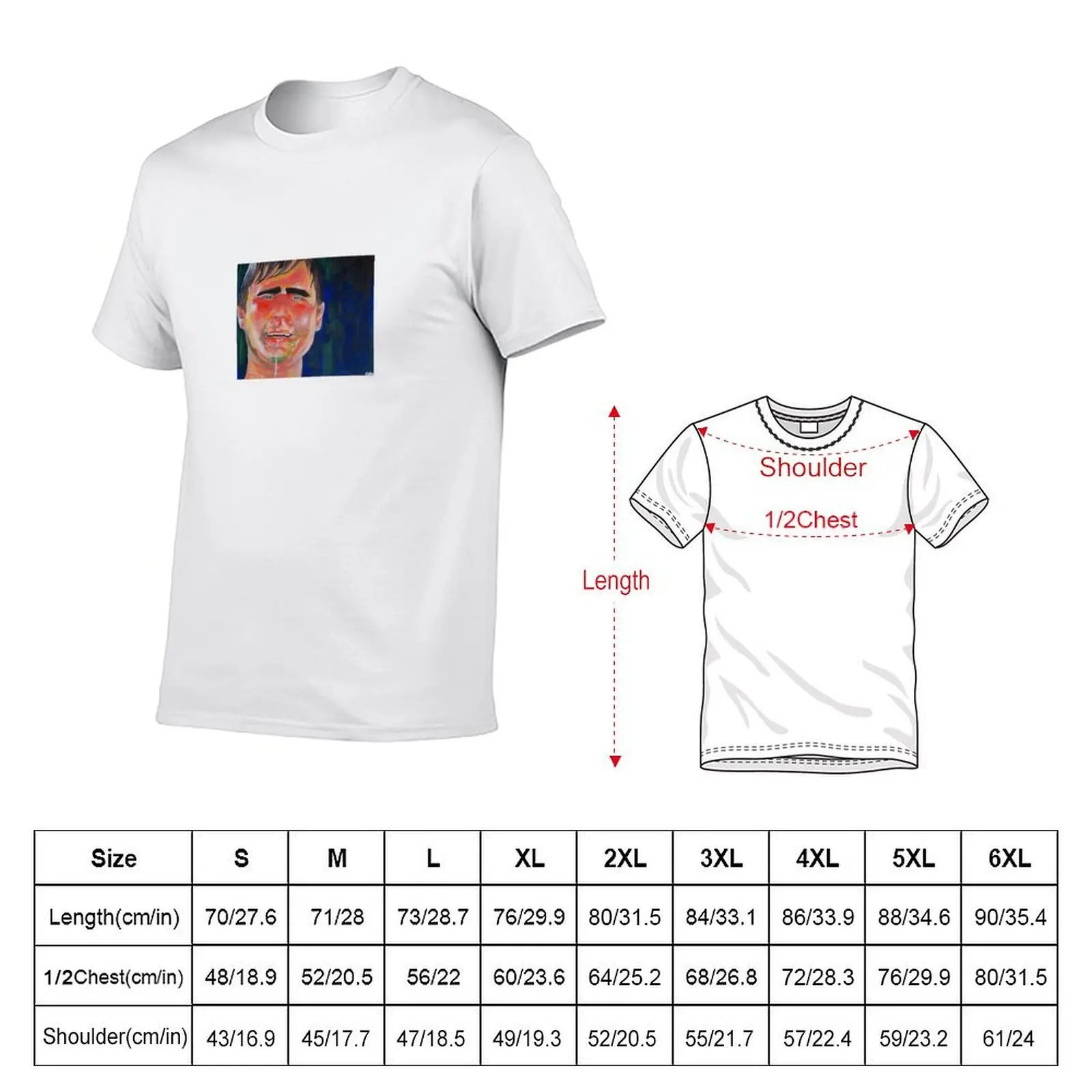 Casey Tatum Tim and Eric acrylic portrait T-Shirt animal prinfor boys Blouse mens designer t shirt