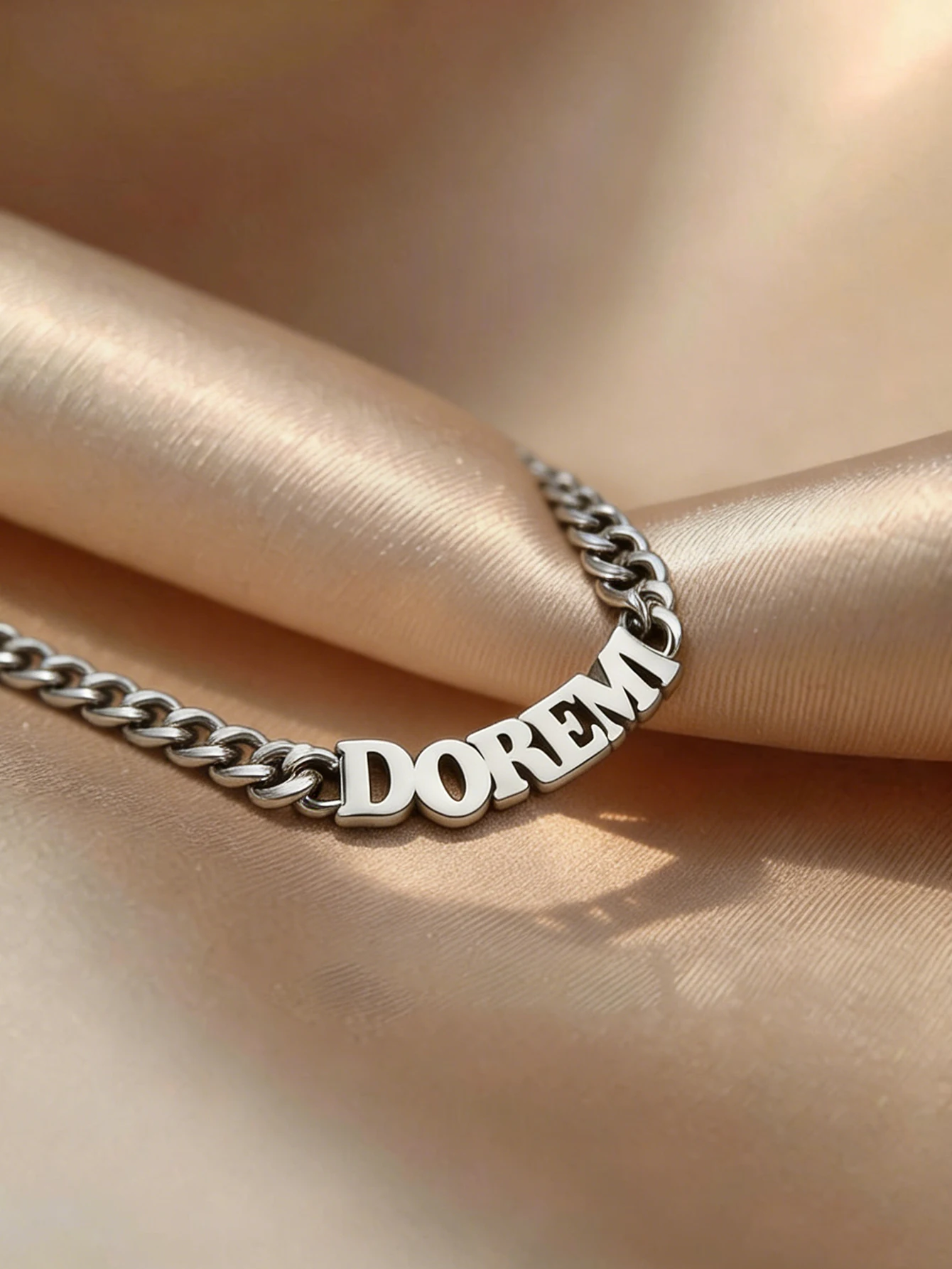 Custom Gothic Name Necklace for Women