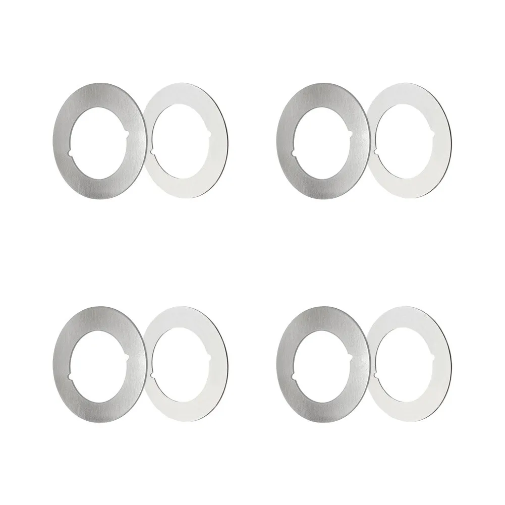 Stainless Steel Round Door Knob Plate for Structural Support and Hardware Enhancement on Interior Exterior Door Installations