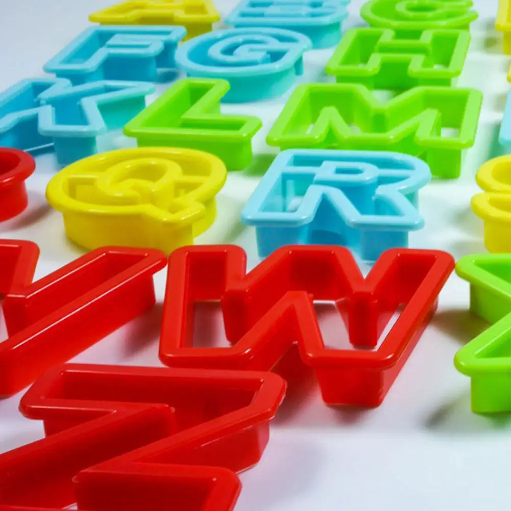 26-Piece DIY Alphabet Dough Tools Kit for Kids – Plasticine Molds to Develop Fine Motor Skills & Early Learning
